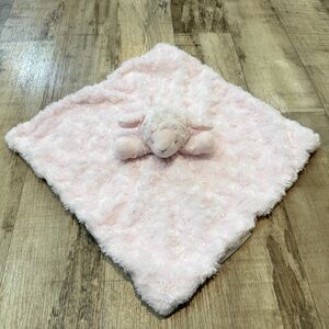 Blankets & Beyond Baby Lovey Lamb Sheep Pink Soother